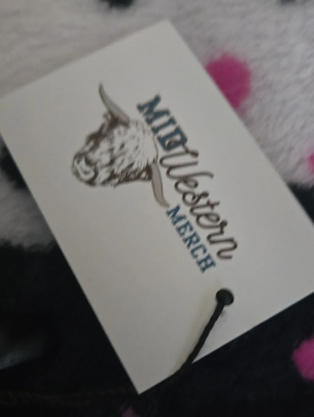 Western Faux Cowhide Print Zippered Laptop Case/pouch. NWT